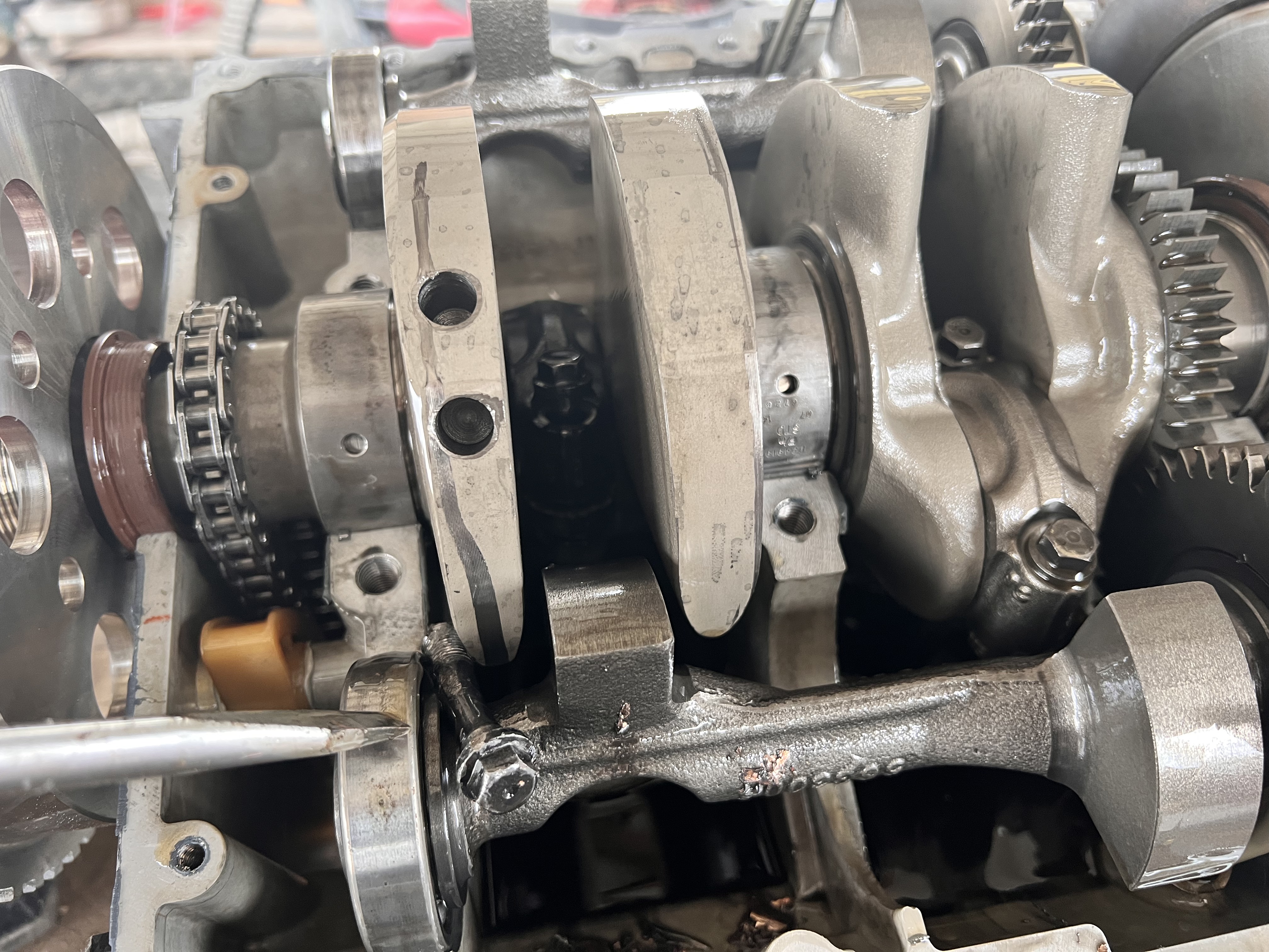 Blown motor in a Polaris RZR at RGV ATV Repairs