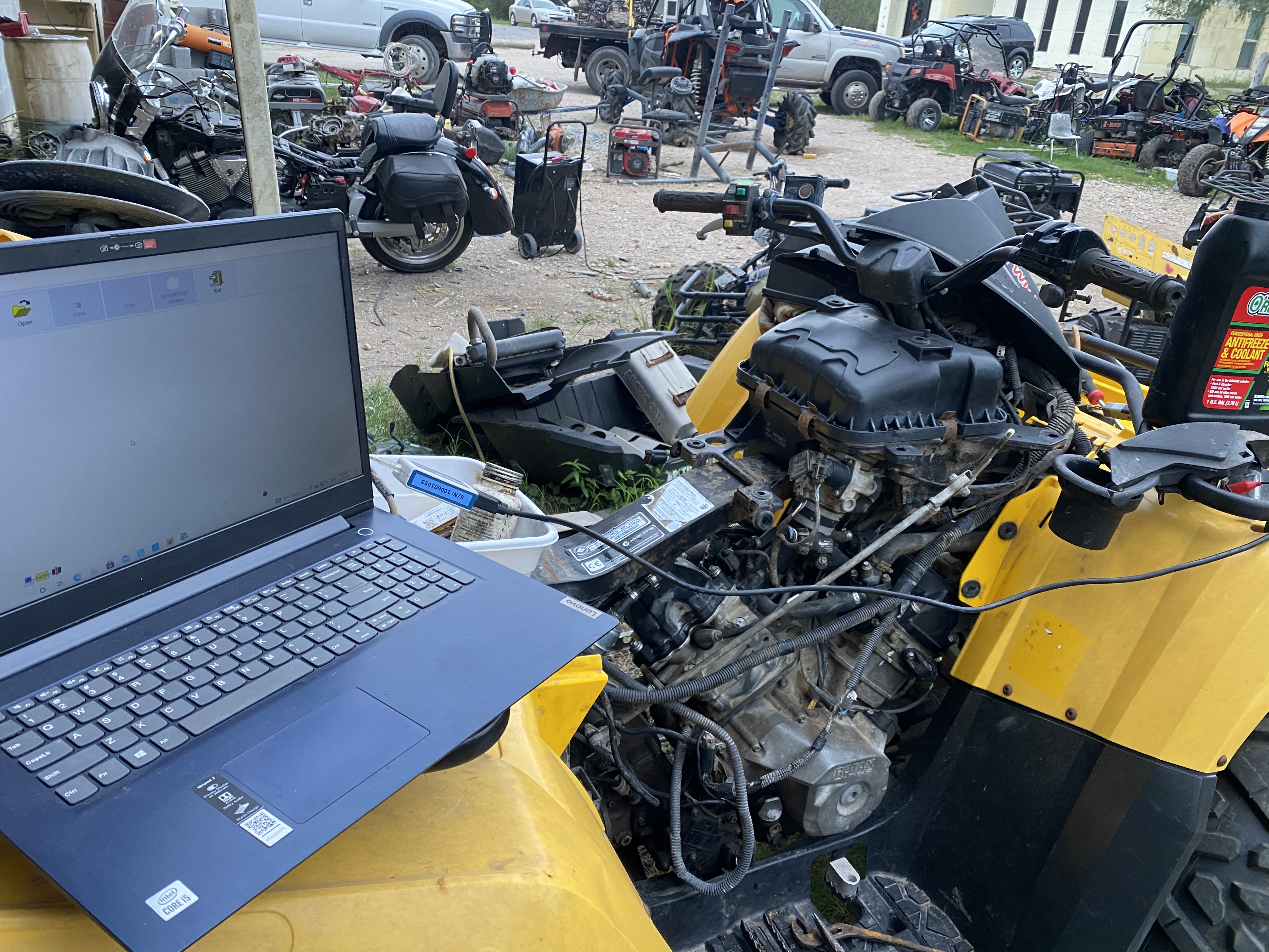 Diagnosing a Canam ATV